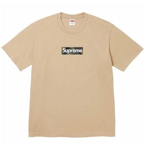 Supreme Box Logo T-shirt Khaki / Camo size Large